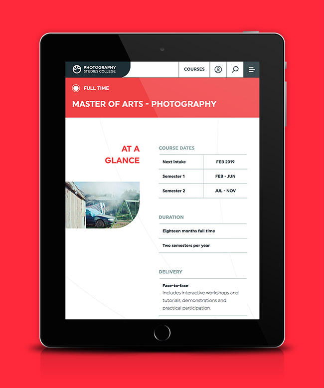 Photography Studies College